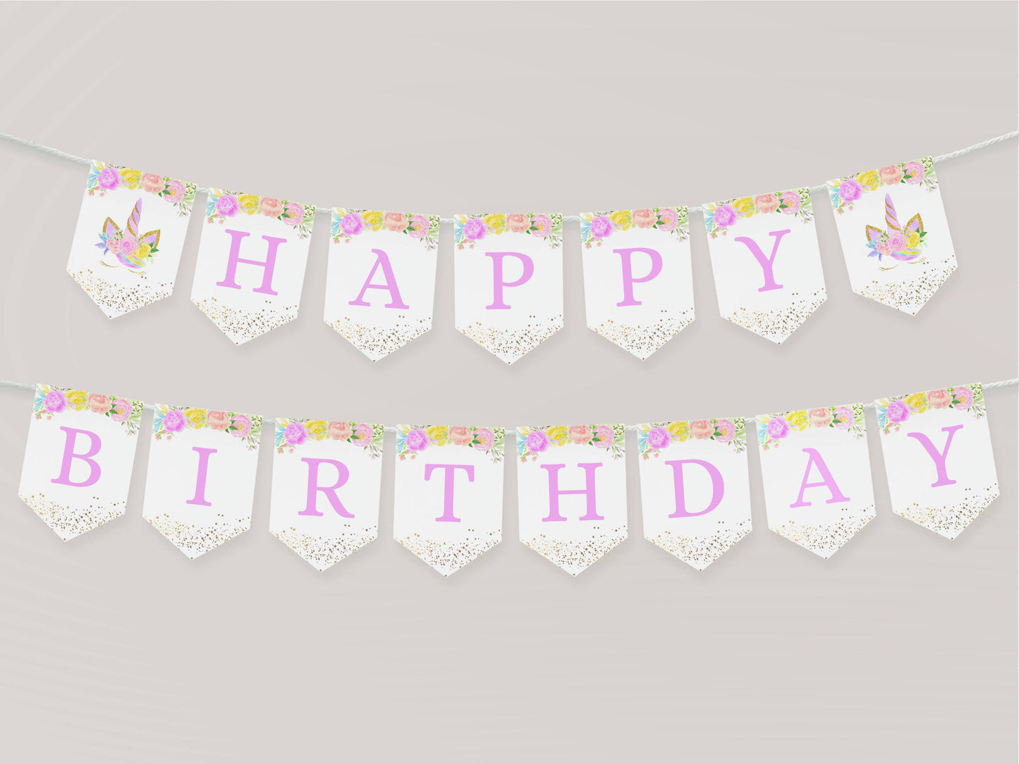 Unicorn Party Printable Bundle – Magical & Whimsical Theme