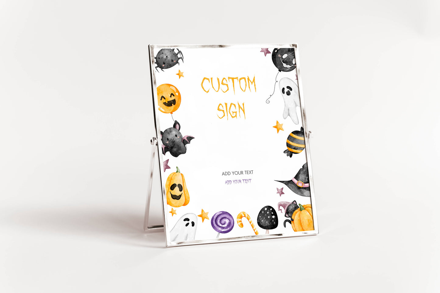 Kids Halloween Birthday Printable Bundle – Spooky and Fun Theme