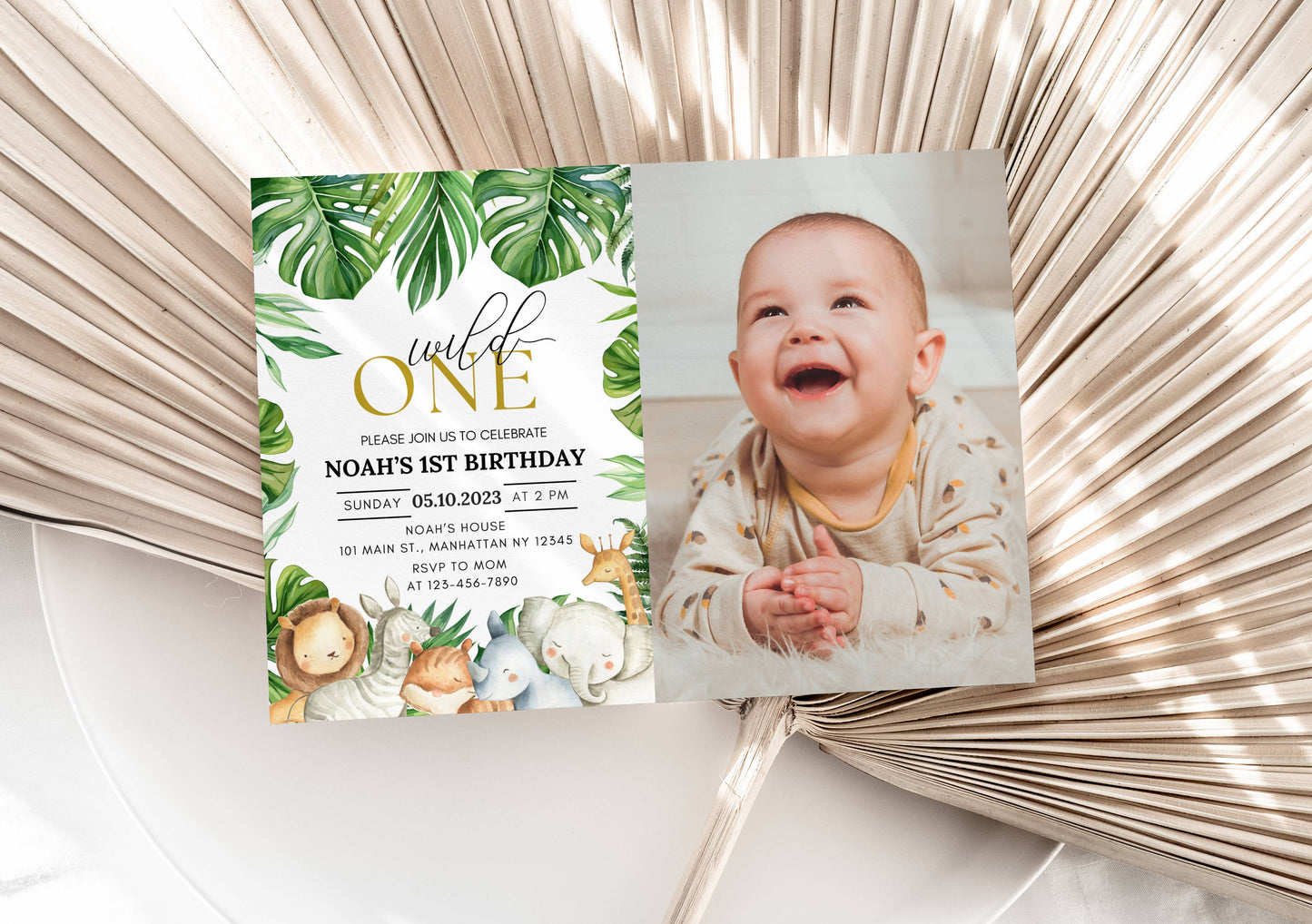 Safari Printable Bundle – Wild One and Safari Birthday Theme