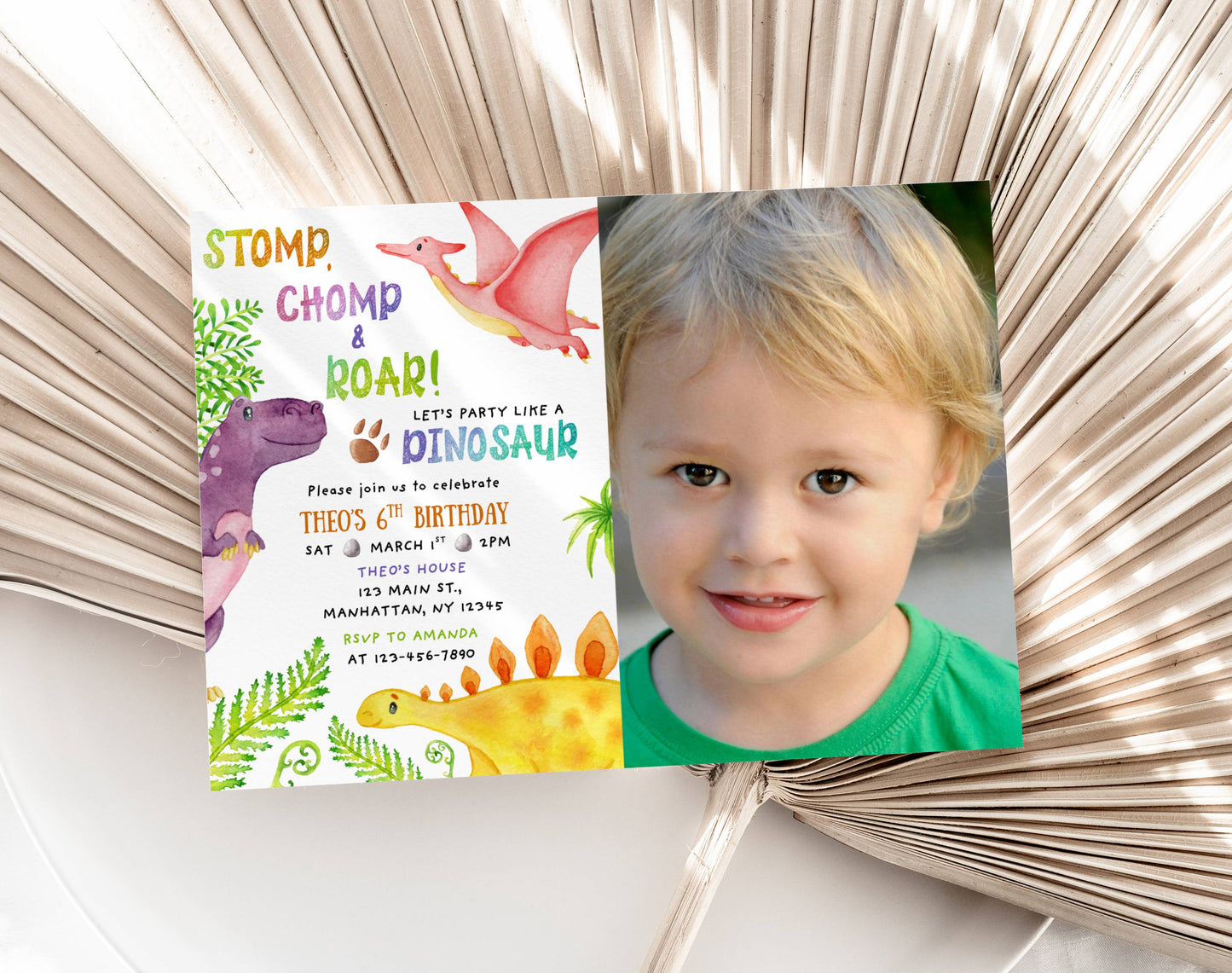ROAR-some Dinosaur Birthday Party Printable Bundle – Printable Dinosaur Party Bundle for Kids