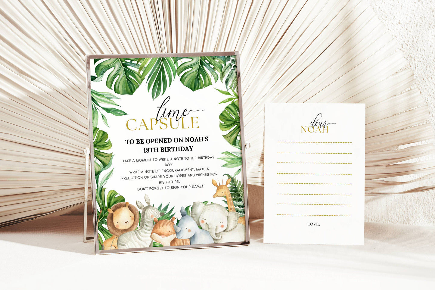 Safari Printable Bundle – Wild One and Safari Birthday Theme
