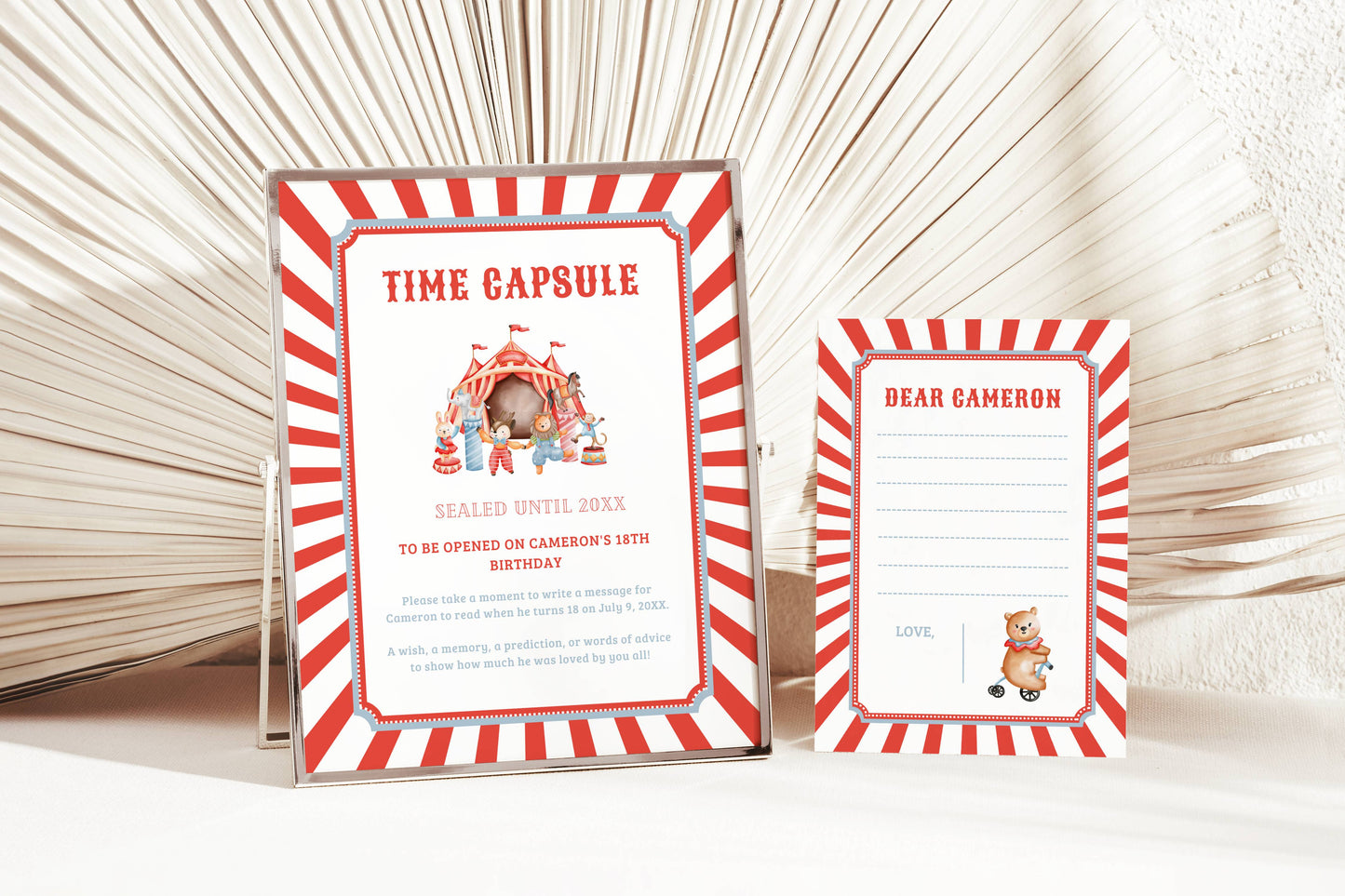 Circus Party Printable Bundle – Big Top and Carnival Theme