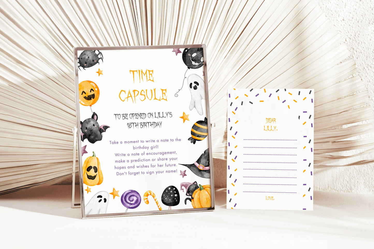 Kids Halloween Birthday Printable Bundle – Spooky and Fun Theme