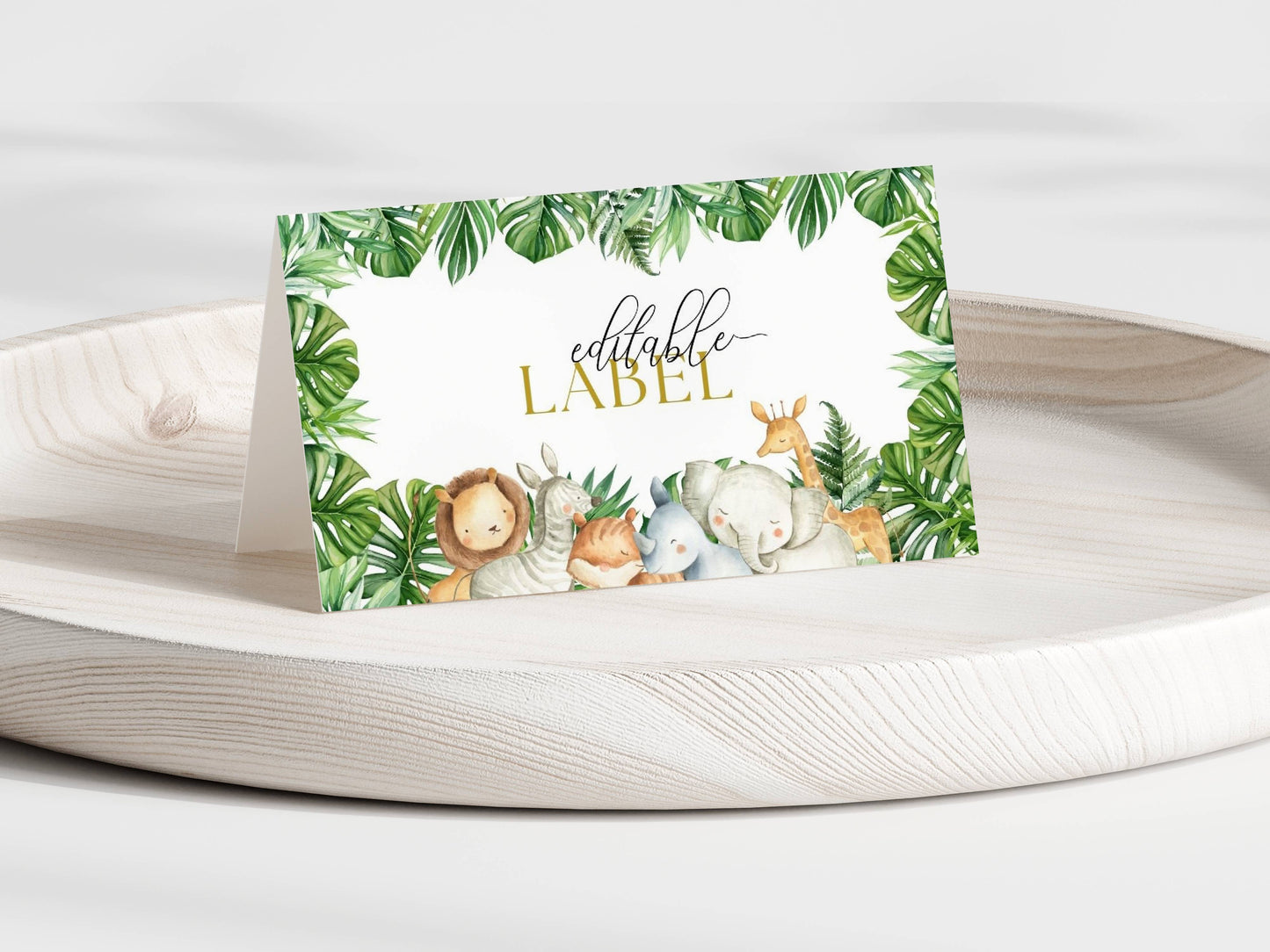 Safari Printable Bundle – Wild One and Safari Birthday Theme