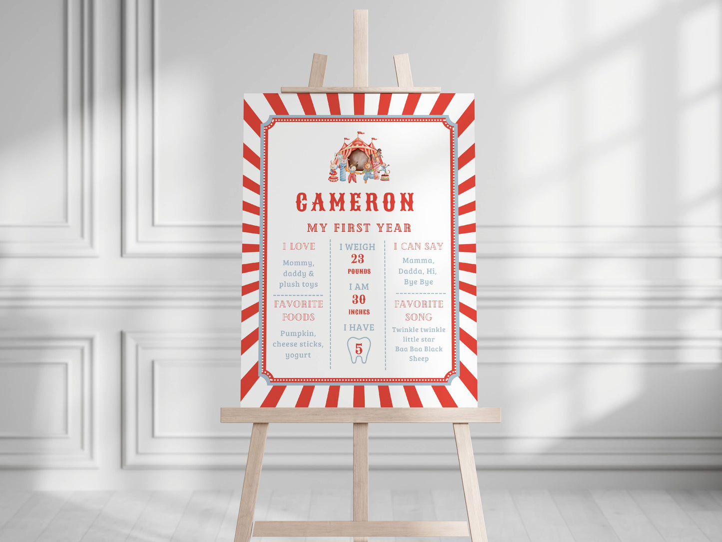 Circus Party Printable Bundle – Big Top and Carnival Theme