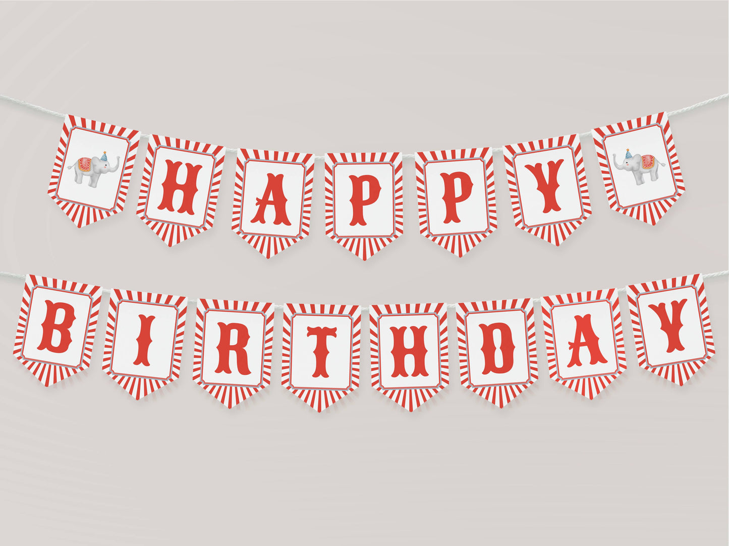 Circus Party Printable Bundle – Big Top and Carnival Theme