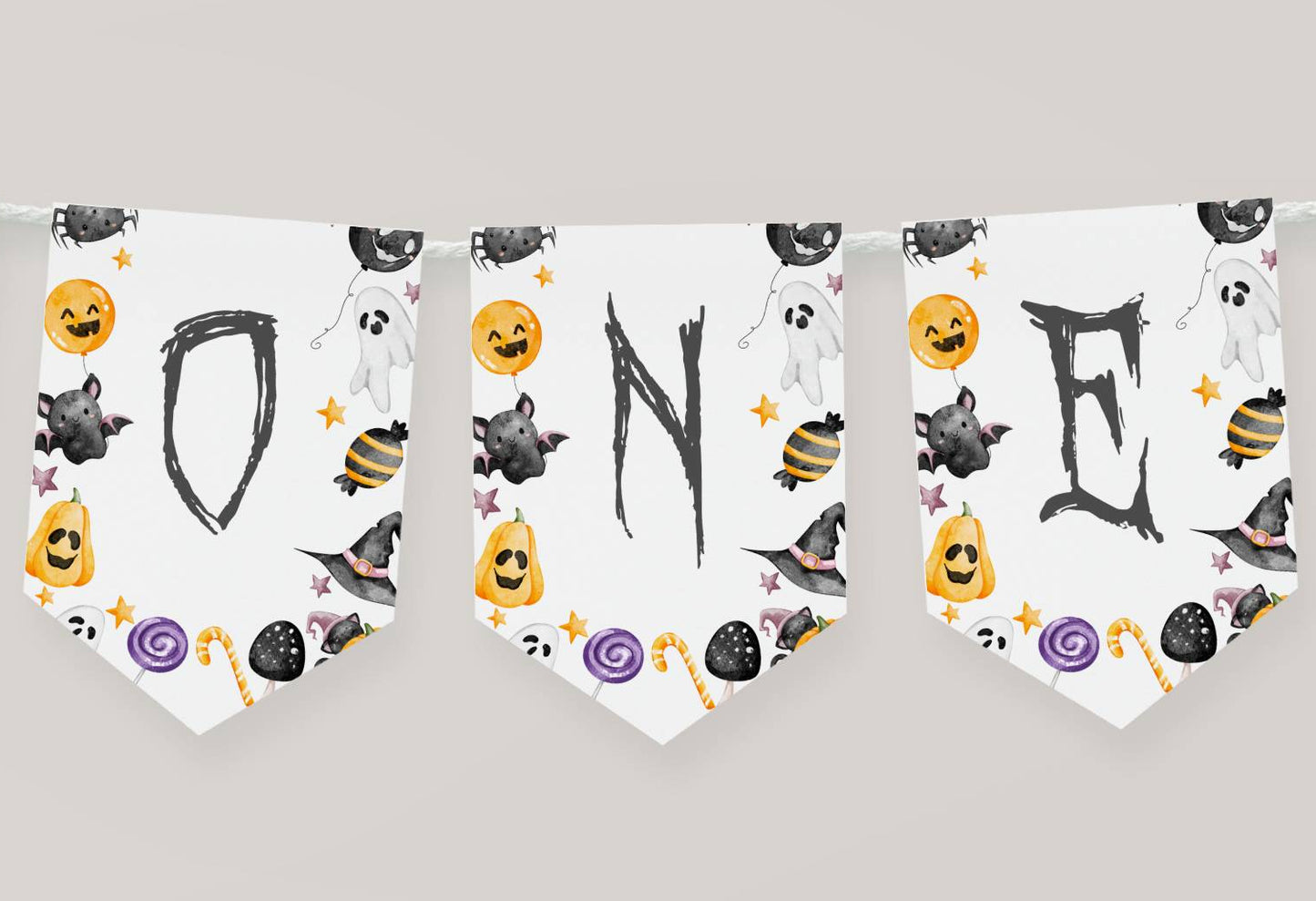 Kids Halloween Birthday Printable Bundle – Spooky and Fun Theme