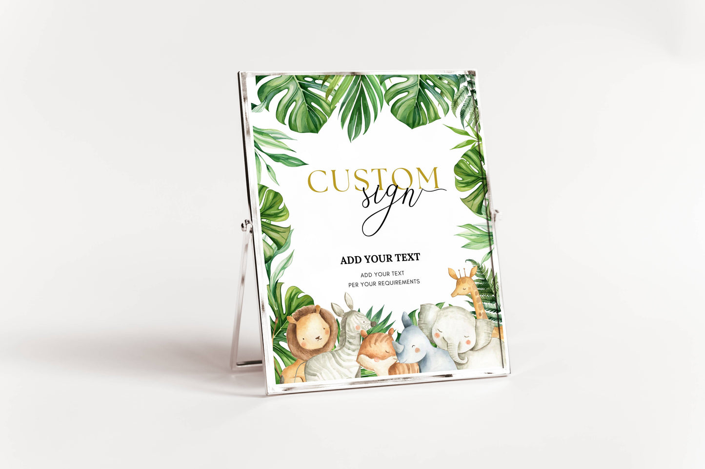 Safari Printable Bundle – Wild One and Safari Birthday Theme