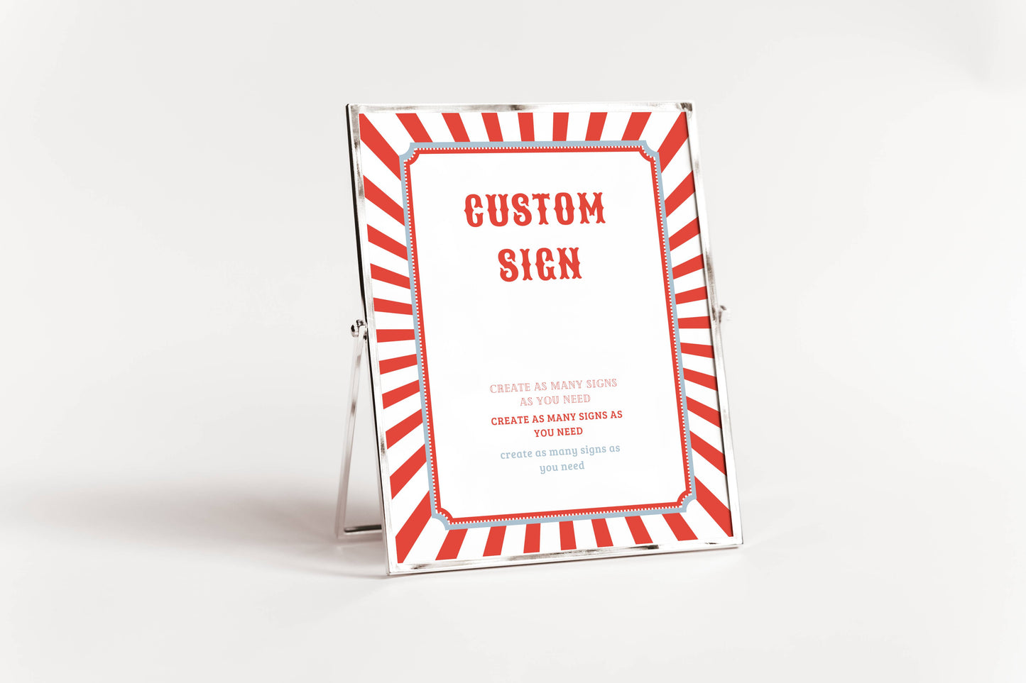 Circus Party Printable Bundle – Big Top and Carnival Theme