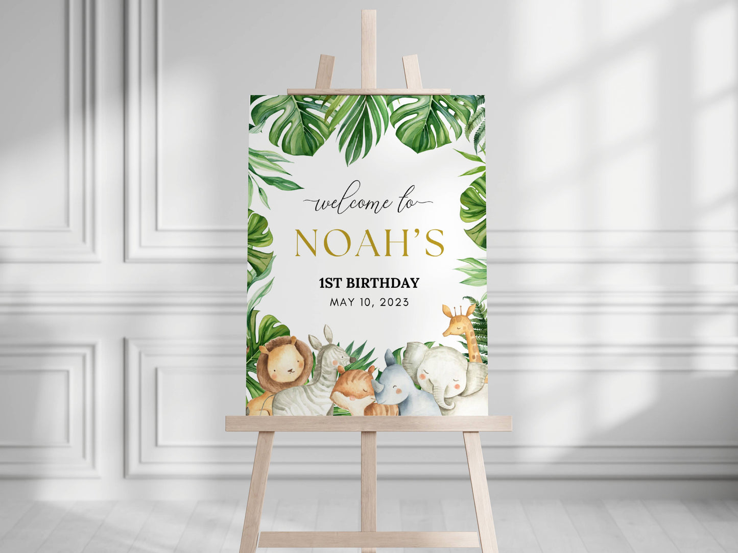 Safari Printable Bundle – Wild One and Safari Birthday Theme